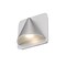 Z-Lite Obelisk 1 Light Outdoor Wall Sconce, Silver & Sand-blast glass 578SL-LED - alternate 3